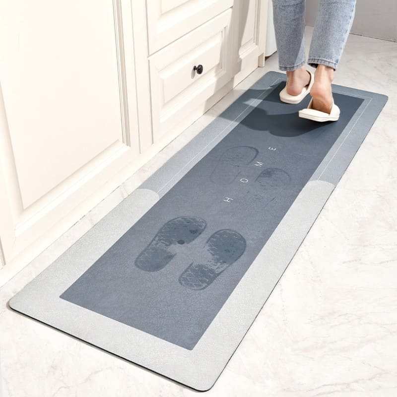 Tapete para cozinha antiderrapante absorvente premium